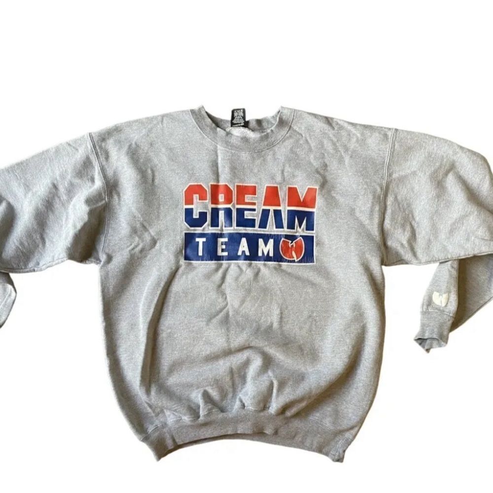 Wutang cream team USA vintage sweatshirt super rare wu tang clan